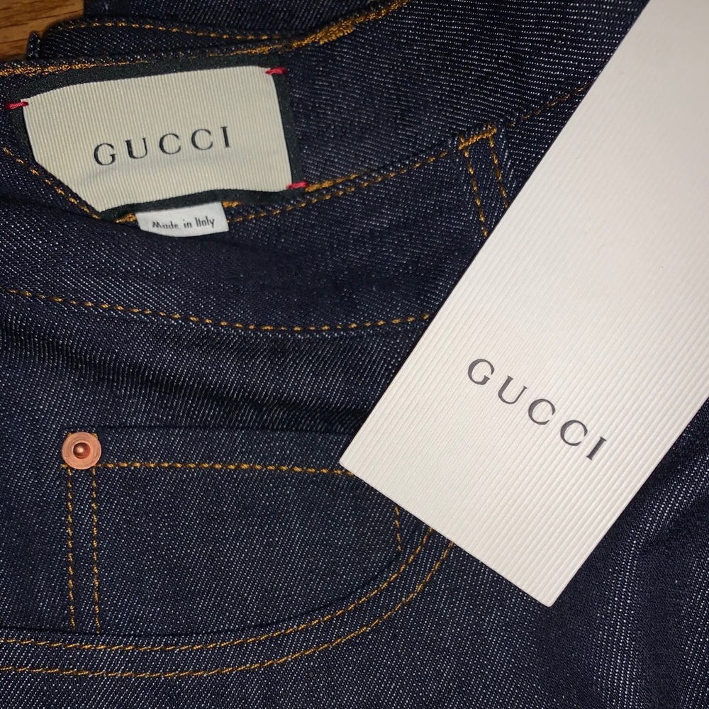 Gucci Dark Denim Straight 34/30